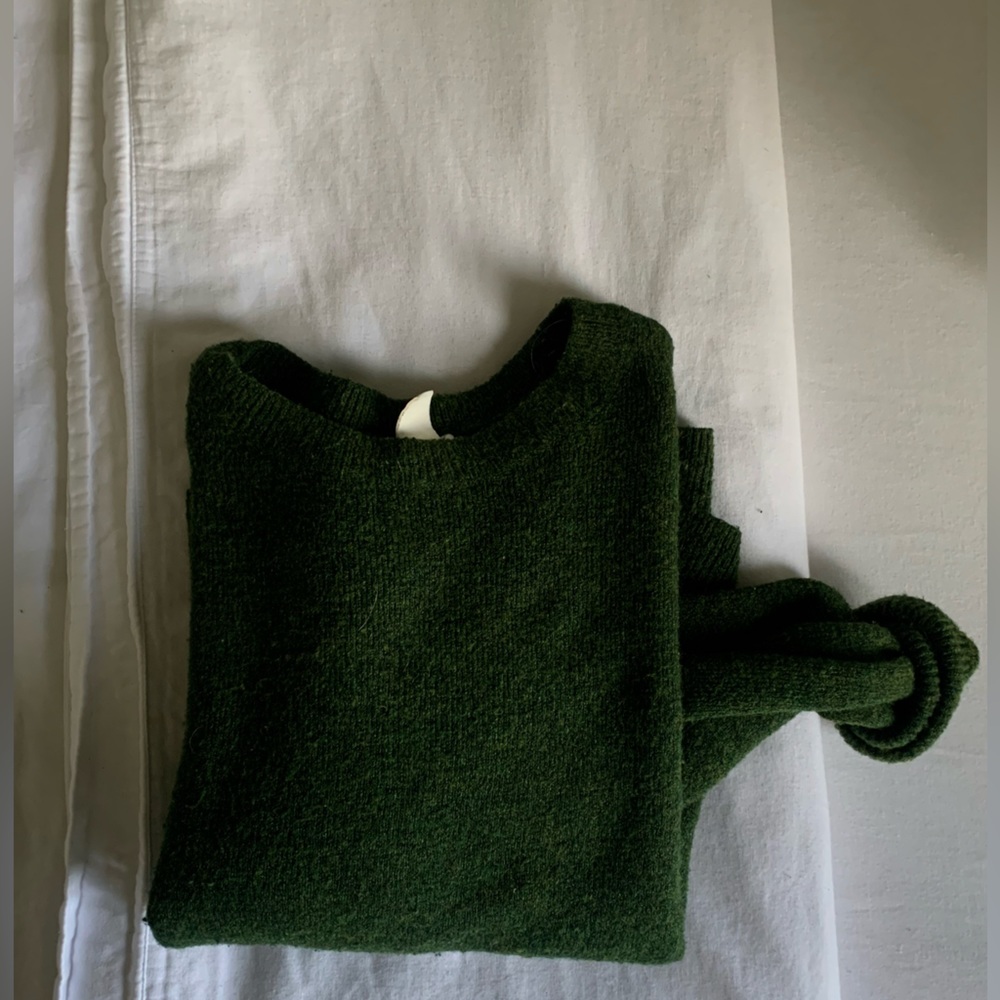 Forest green sweater